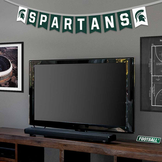 Michigan State Spartans Banner String Pennant Flags