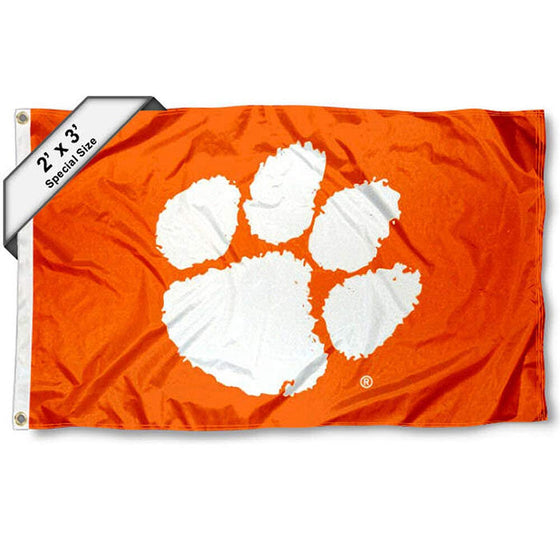 College Flags & Banners Co. Clemson Tigers 2x3 Foot Flag