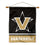 College Flags & Banners Co. Vanderbilt Commodores Banner with Hanging Pole