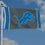 WinCraft Detroit Lions Blackout Sideline Flag Outdoor Indoor 3x5 Foot Banner