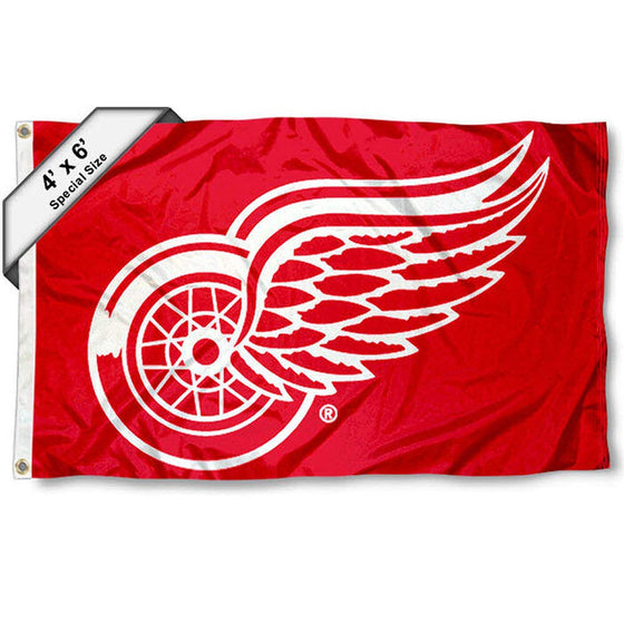 Detroit Red Wings Large Flag 4x6 Feet Banner