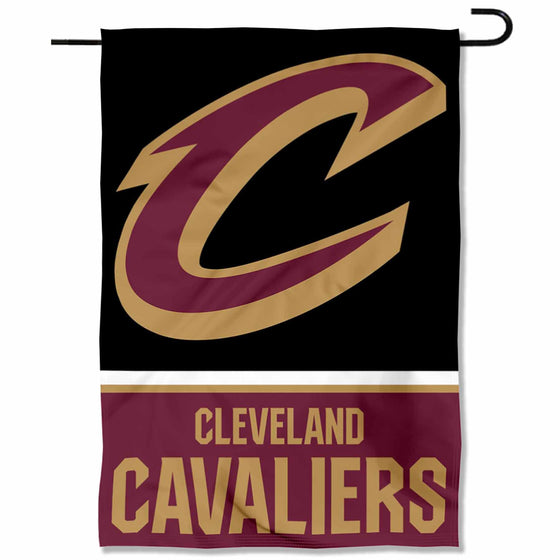 WinCraft Cleveland Cavaliers Black Double Sided Garden Flag