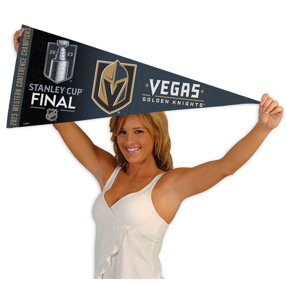 WinCraft Vegas Golden Knights 2023 Stanley Cup Final Pennant Flag