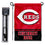 Cincinnati Reds Garden Flag with Stand Holder