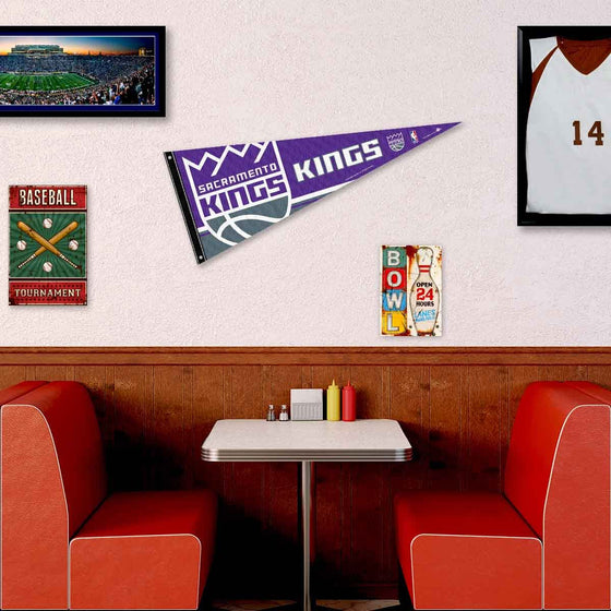 Sacramento Kings Pennant Flag and Wall Tack Pads Mounts