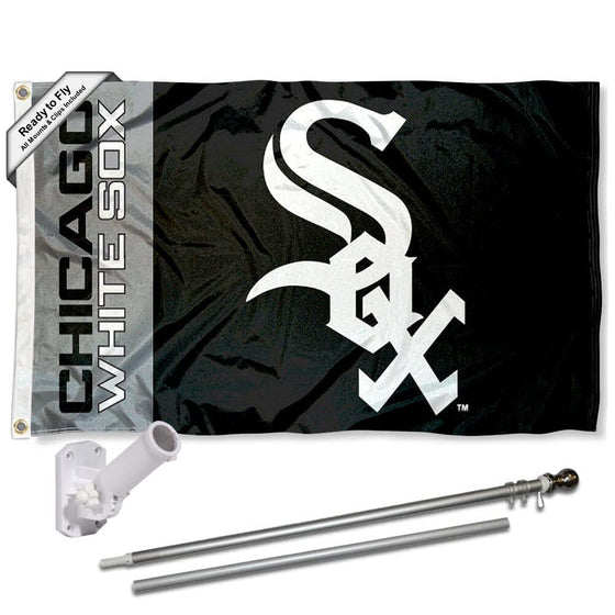 WinCraft Chicago White Sox Flag Pole and Bracket Set