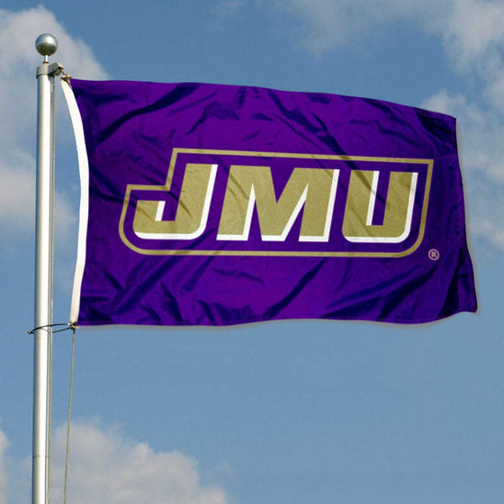 College Flags & Banners Co. James Madison Dukes Dual Logo Double Sided Flag