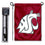 College Flags & Banners Co. Washington State Cougars Garden Flag and Flag Stand Pole Holder Set