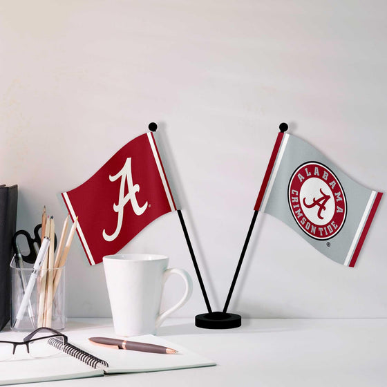 WinCraft Alabama Crimson Tide Desk and Table Top Flags