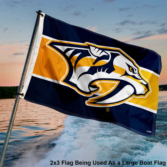 WinCraft Nashville Predators Small 2x3 Foot Banner Flag