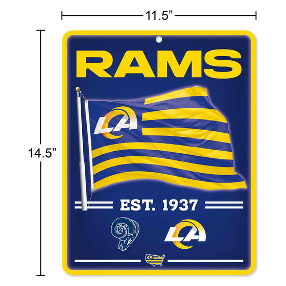 WinCraft Los Angeles Rams Americana Banner Flag Sign