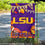 College Flags & Banners Co. Louisiana State LSU Tigers Fall Leaves Football Season Garden Yard Flag