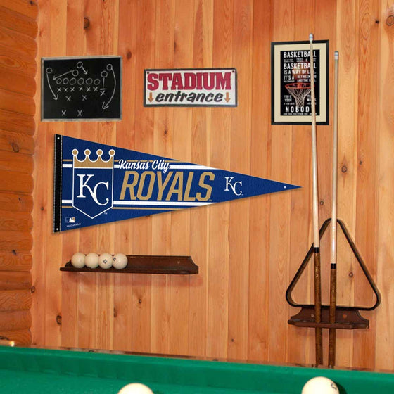 Kansas City Royals Pennant Banner and Wall Tack Pads