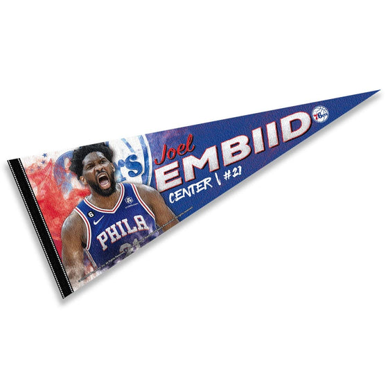 WinCraft Philadelphia 76ers Embiid Pennant Flag