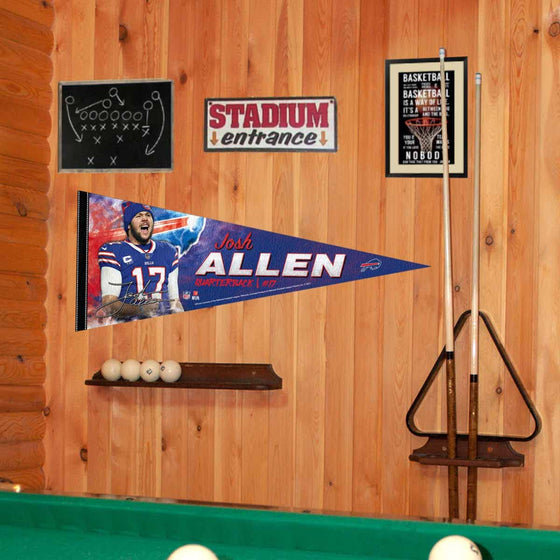 WinCraft Buffalo Bills Allen Pennant Banner Flag