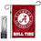 Alabama Crimson Tide Circle Logo Garden Banner Flag with Stand Pole Holder