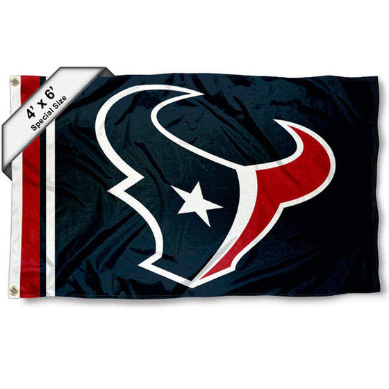 WinCraft Houston Texans 4 ft x 6 ft Foot Flag