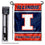 College Flags & Banners Co. Illinois Fighting Illini Garden Flag with Stand Holder