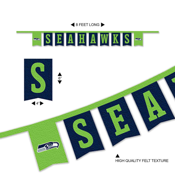 WinCraft Seattle Seahawks Banner String Pennant Flags