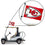 WinCraft Kansas City Chiefs Golf Cart Flag Pole and Holder Mounting Bracket