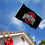 College Flags & Banners Co. Ohio State Buckeyes Black Flag