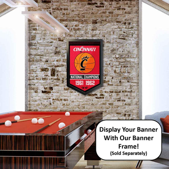 Cincinnati Bearcats Basketball National Champions Banner