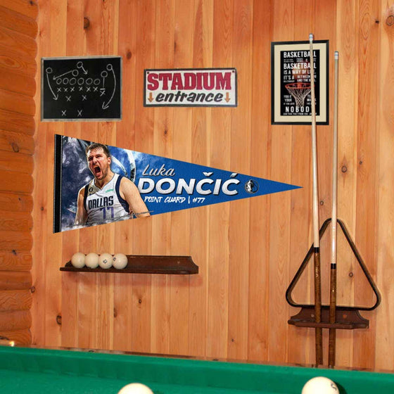 WinCraft Dallas Mavericks Doncic Pennant Flag