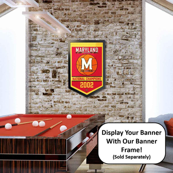 Maryland Terrapins Basketball National Champions Banner