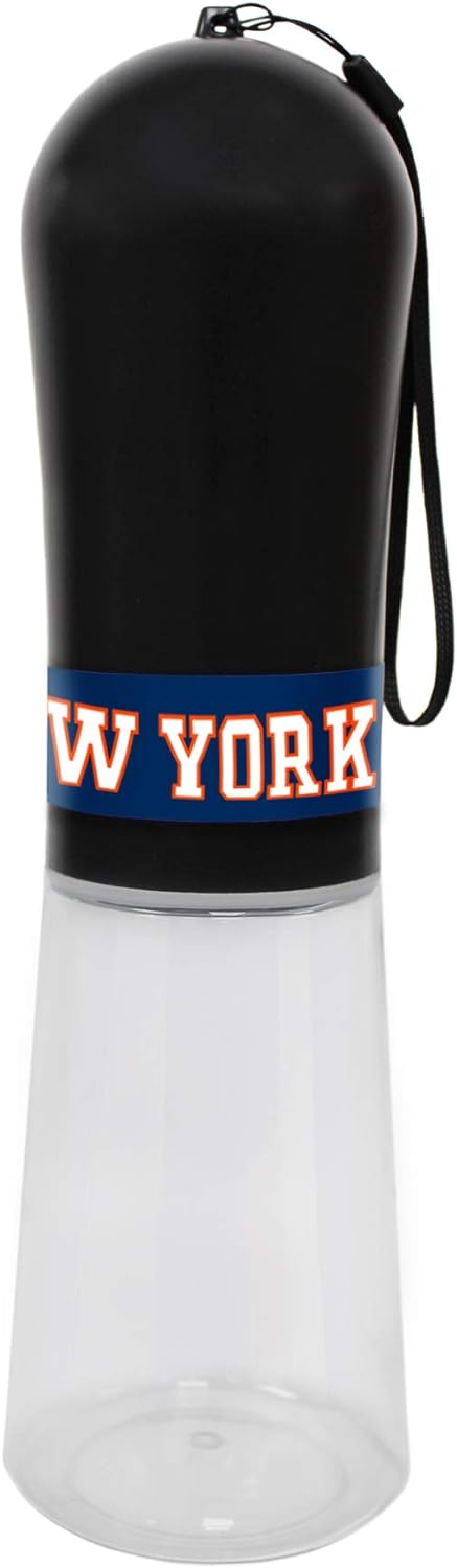 New York Mets Baseball Pet Water Bottle