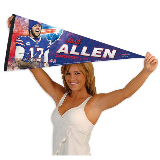 WinCraft Buffalo Bills Allen Pennant Banner Flag