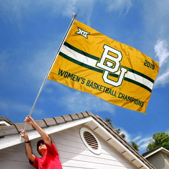 College Flags & Banners Co. Baylor Bears Womens Basketball Big 12 Conference Champions Flag