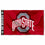 College Flags & Banners Co. Ohio State Buckeyes Go Bucks Printed Header 3x5 Foot Banner Flag