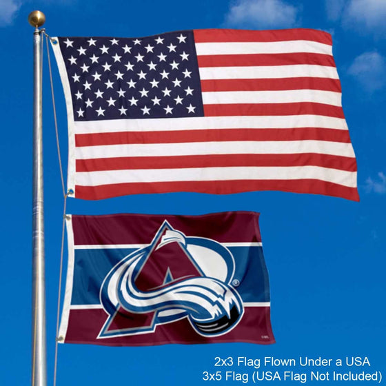 WinCraft Colorado Avalanche Small 2x3 Foot Banner Flag