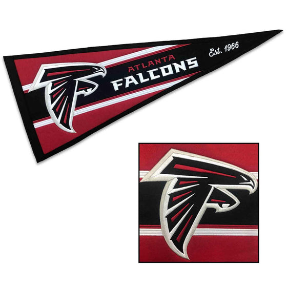 WinCraft Atlanta Falcons Embroidered and Sewn Pennant