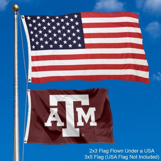 College Flags & Banners Co. Texas A&M Aggies Small 2x3 Foot Flag