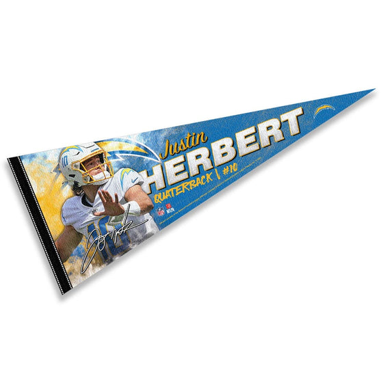 WinCraft Los Angeles Chargers Herbert Pennant Banner Flag