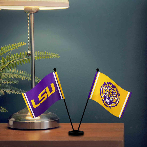 WinCraft Louisiana State LSU Tigers Desk and Table Top Flags