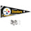 Pittsburgh Steelers Pennant Banner and Wall Tack Pads