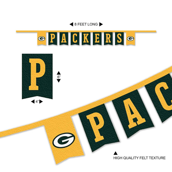 WinCraft Green Bay Packers Banner String Pennant Flags