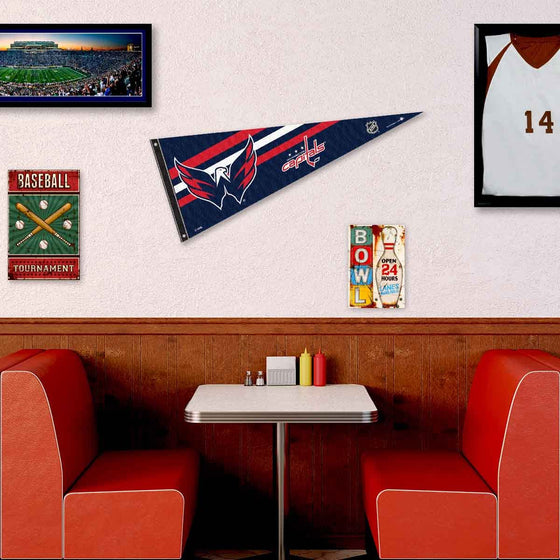 Washington Capitals Pennant Flag and Wall Tack Pads Mounts