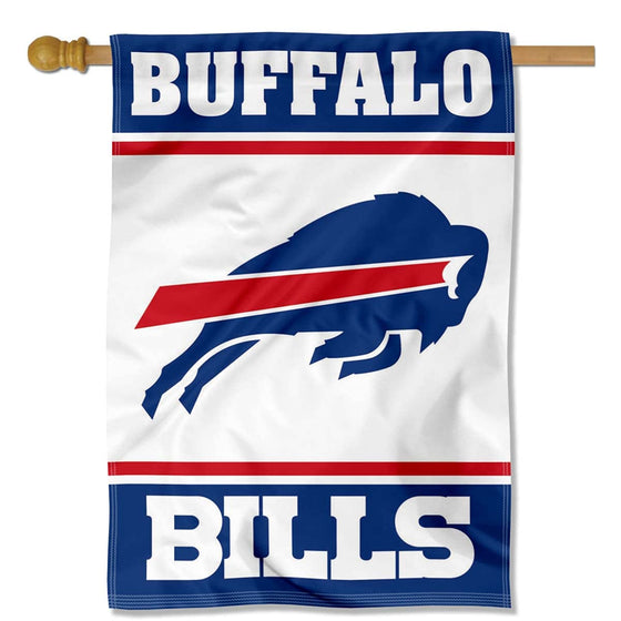 WinCraft Buffalo Bills White Double Sided Banner Flag