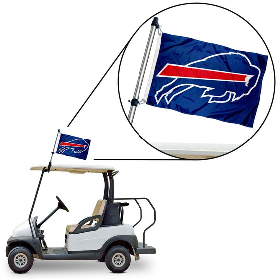 WinCraft Buffalo Bills Golf Cart Flag Pole and Holder Mounting Bracket