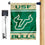 South Florida Bulls Garden Flag and Mailbox Post Pole Mount Holder Set