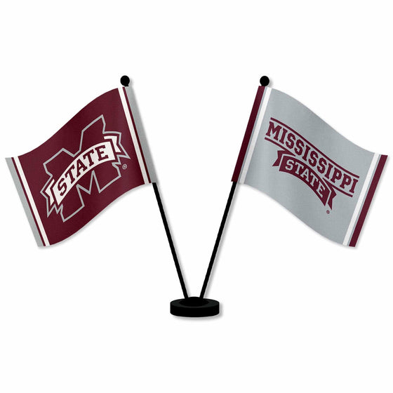 WinCraft Mississippi State Bulldogs Desk and Table Top Flags