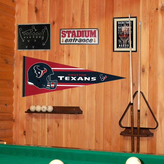 WinCraft Houston Texans Official 30 inch Large Pennant