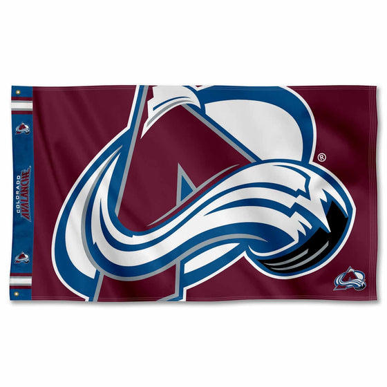 WinCraft Colorado Avalanche Printed Header 3x5 Premium Banner Flag