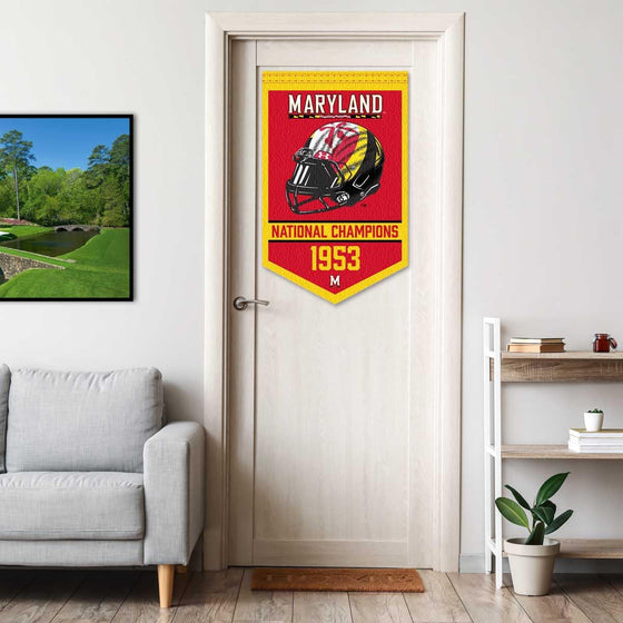 Maryland Terrapins Football National Champions Banner