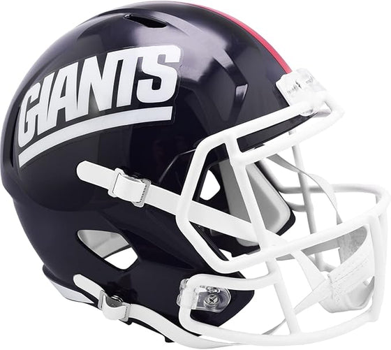 Giants 1981 to 1999 Throwback Revolution Speed Mini Football Helmet