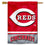 Cincinnati Reds Double Sided House Flag