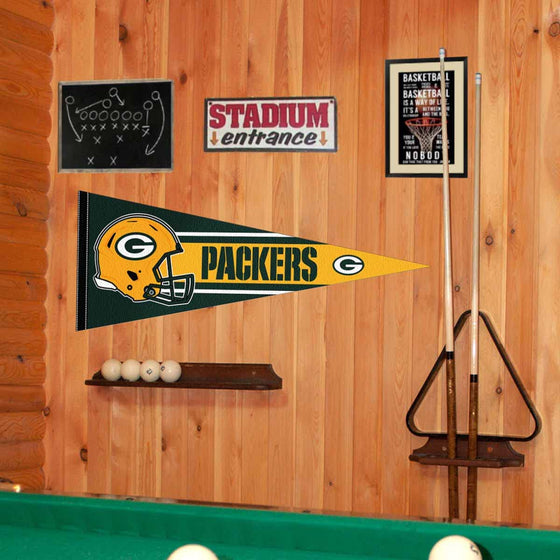 WinCraft Green Bay Packers Official 30 inch Large Pennant